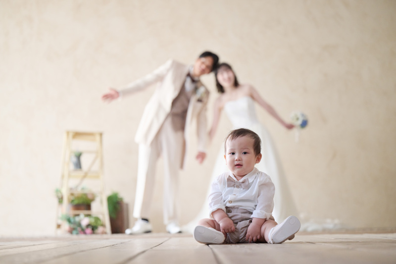お子さまとの撮影もご安心ください♡