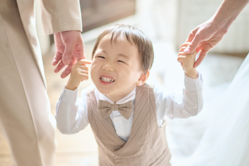 お子さまと一緒にファミリーウェディング♡