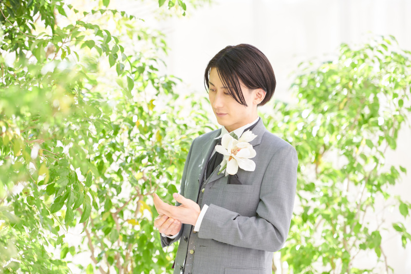お二人それぞれの素敵な表情も♡