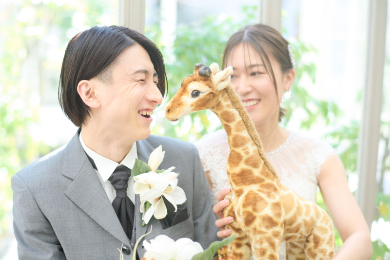 お気に入りの小物を持ち込んで一緒に撮影しましょ♪