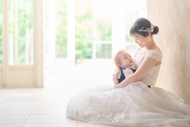 お子さまとの撮影もご安心ください♡