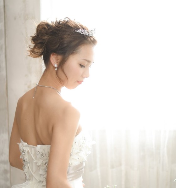 ドレスヘアアレンジ紹介
