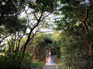 海の夕暮れロケーションフォト