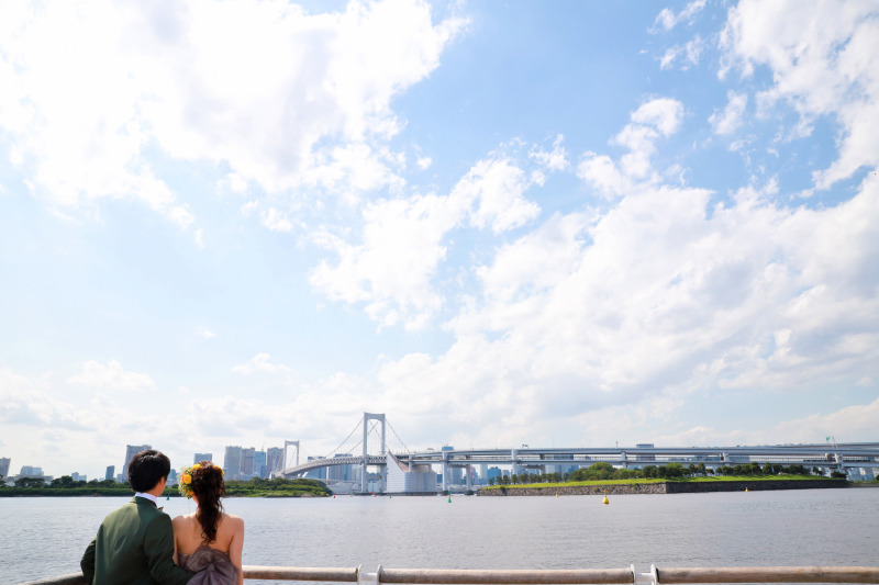 ☆花畑記念庭園&お台場海浜公園での撮影♪☆