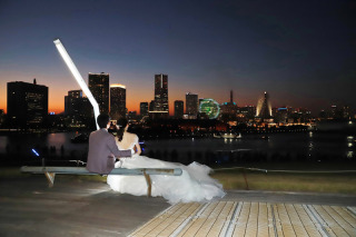 サンセット・ナイト撮影