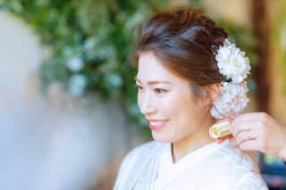 ヘアアレンジもこだわることできますよ♪