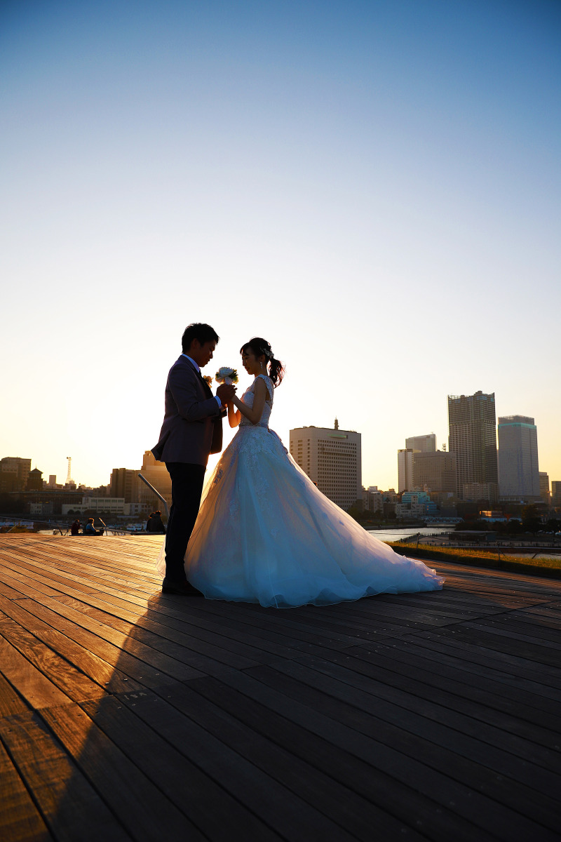 サンセット・ナイト撮影