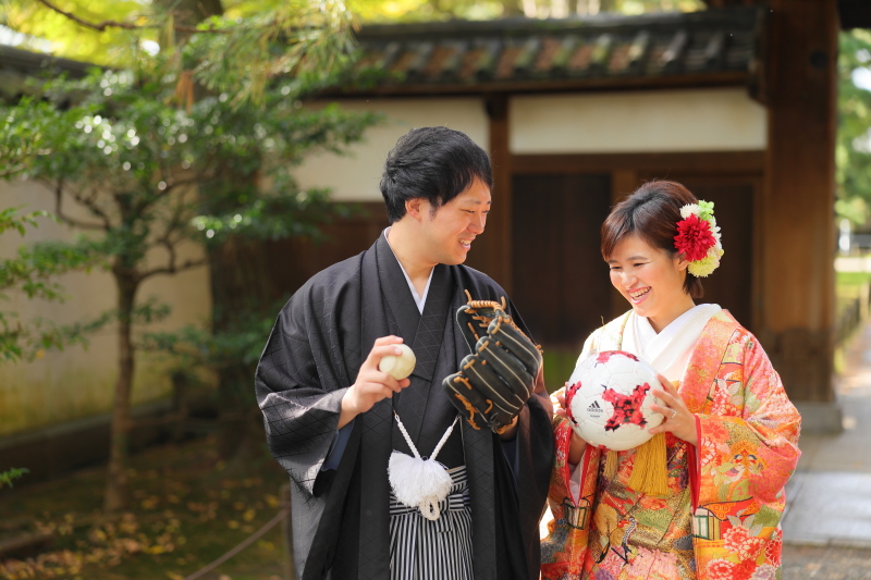 和装日本庭園ロケ☆撮影小物を使って