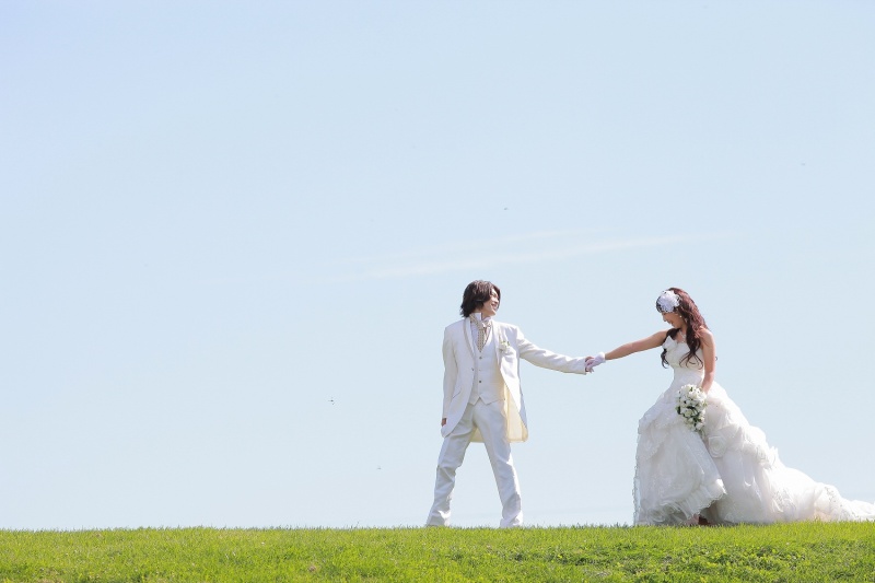 洋装ロケ☆新緑の公園で