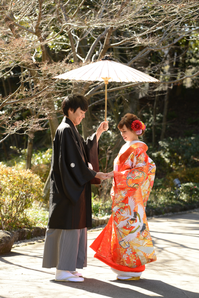 徳川園での和装ロケ！