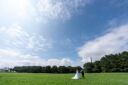 広がる青空と芝生の下で。名古屋・庄内緑地公園と名城公園の前撮り