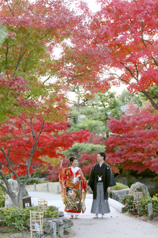 和装も洋装も1日で撮影可能ですっ!