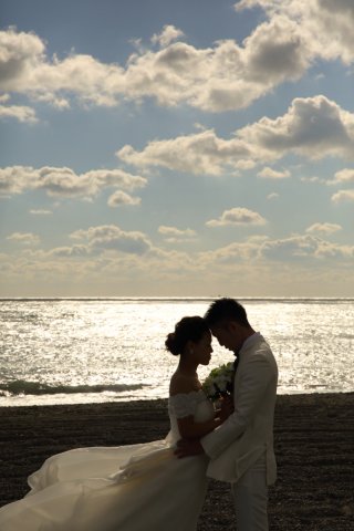 ☆ビーチで洋装☆