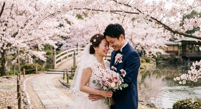 【桜ロケ残席わずか】春の感動をカタチに。演出ムービーもついてくる豪華撮影プラン。