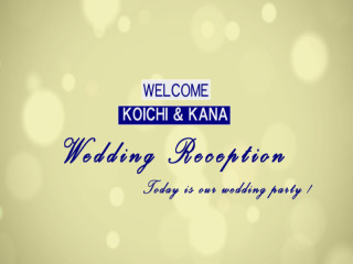 ☆披露宴に流すオープニング・プロフィールムービーのご紹介☆