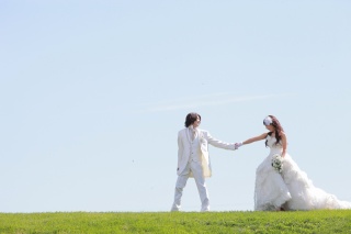 洋装ロケ☆新緑の公園で