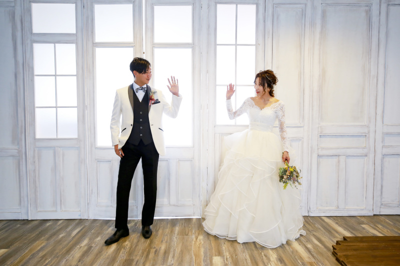 雨でも暑くても大丈夫!当店自慢のスタジオで特別な前撮り体験を