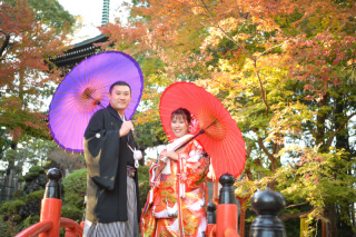 10月も早期予約特典延長♡【日本庭園紅葉ロケーションプラン】