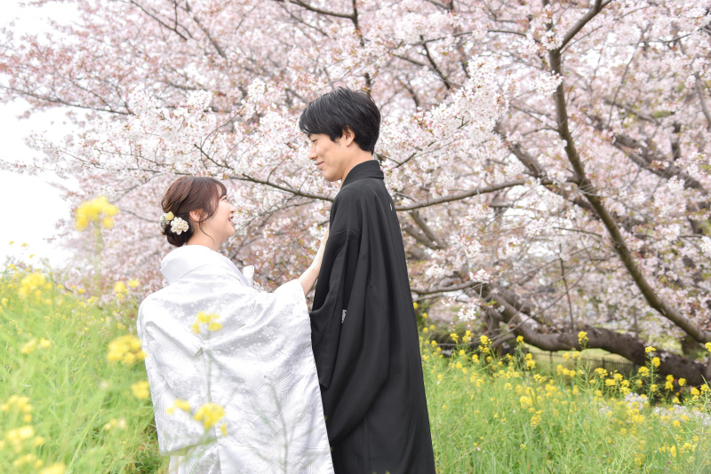 桜と菜の花と♡ロケーション撮影♪
