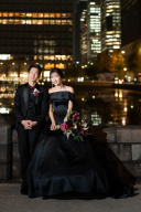 ブラックドレス&タキシード