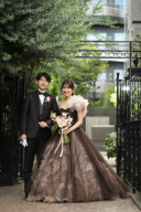 秋色カラードレスのご紹介