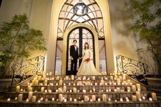 イルミネーション＋キャンドル装飾撮影