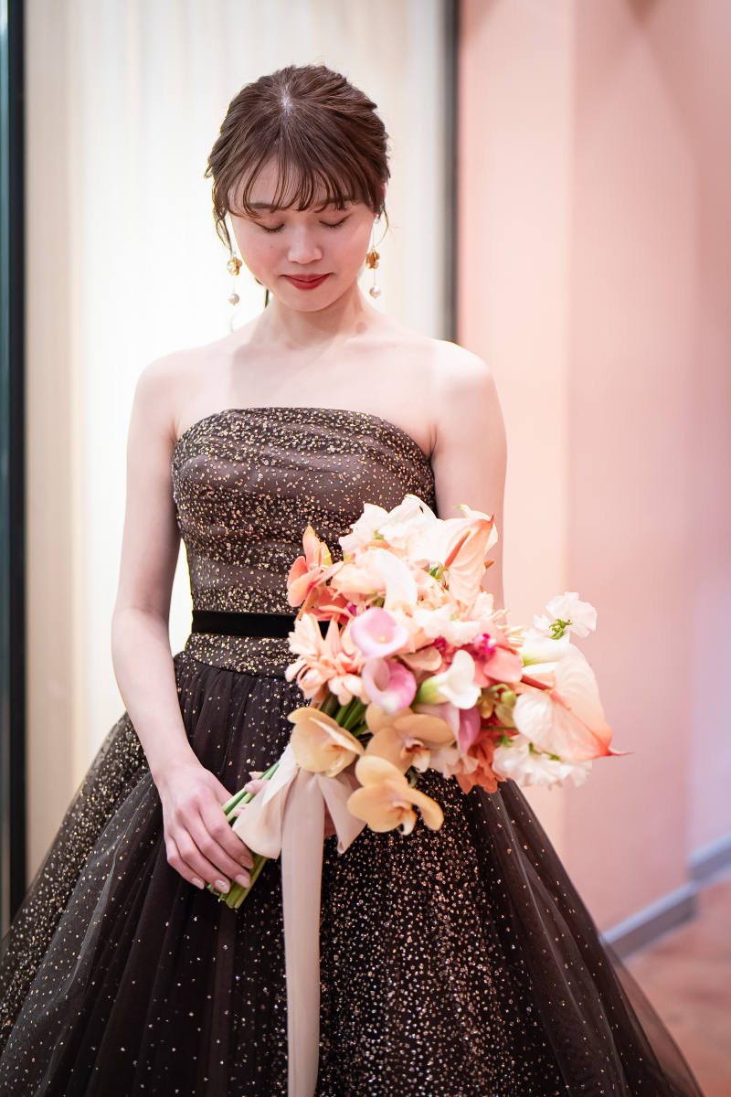 カラードレスで撮影