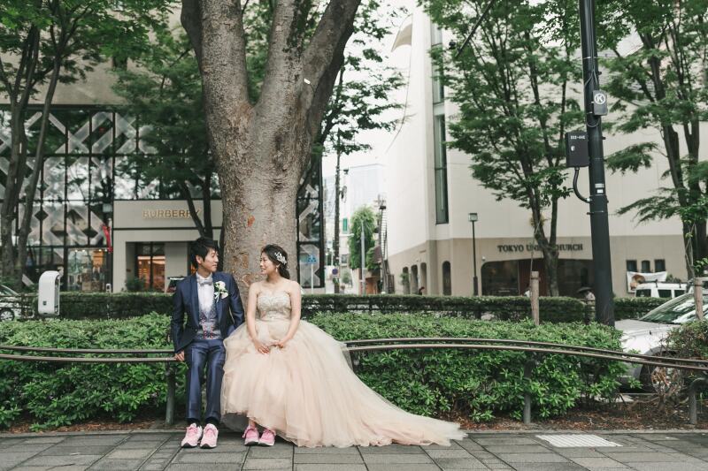 新プランのご紹介!大人気の教会フォトウエディング+表参道でのロケーション撮影!