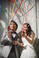 おふたりらしさ全開の撮影