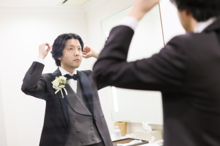 新郎様のソロカット