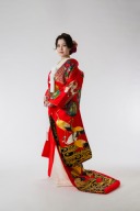 打掛入荷のご紹介②最高級の友禅作家「秋山章」の打掛も入荷しました！