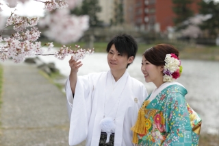 金沢桜ロケーション撮影