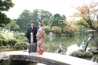 金沢兼六園　紅葉状況