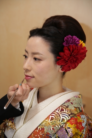 花嫁姿でご出発～