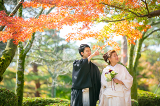 紅葉の時期。まだ空き状況は大丈夫です。お早めにご検討ください。着付け店舗3店舗有