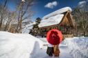世界遺産白川郷のご要望の多い「雪の白川郷」の撮影は今から3月上旬まで。