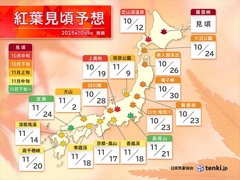 この週末が紅葉のご予約のピーク!この1週間で多くのご予約を頂きました。まだ大丈夫