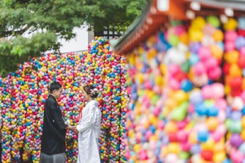 京都の町並みでロケーションフォト【京都八坂】
