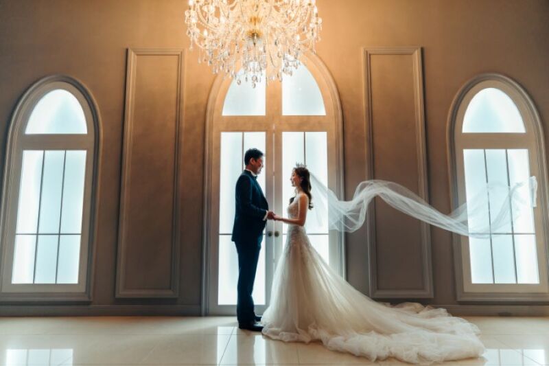 結婚式当日のような感動のチャペルフォト