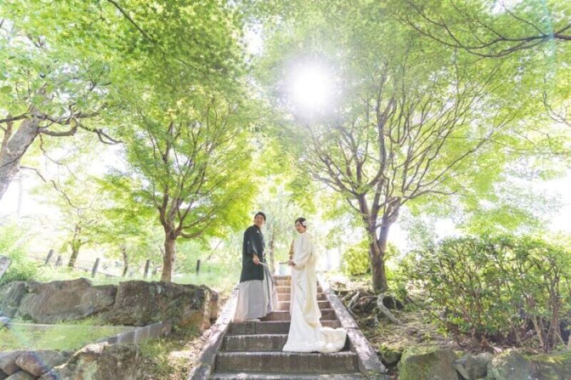伝統ある寺院でのロケーションフォト【智積院】