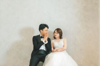  スタジオリシアンのフォトスポット【シャビーシックウォール】