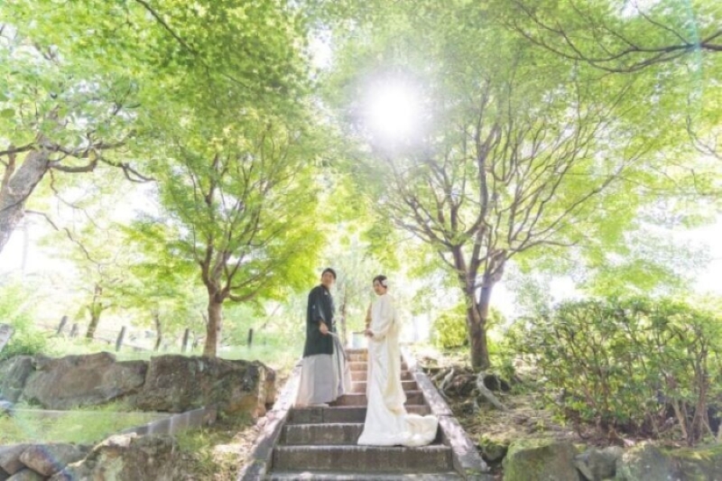 伝統ある寺院でのロケーションフォト【智積院】