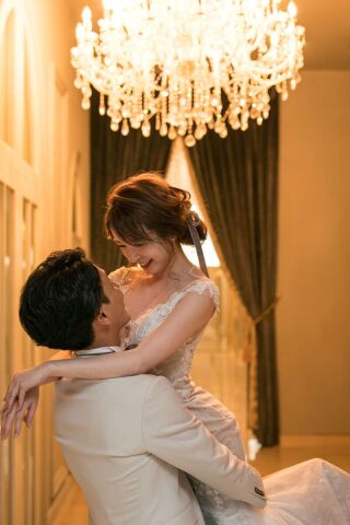 スタジオリシアンのフォトスポット【シャンデリア】