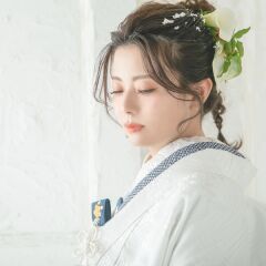 金箔や銀箔で☆華やかヘア☆