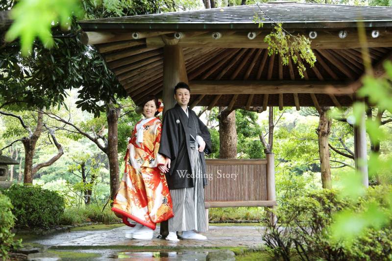 雨上がりの空に　～日本庭園でのロケーション～