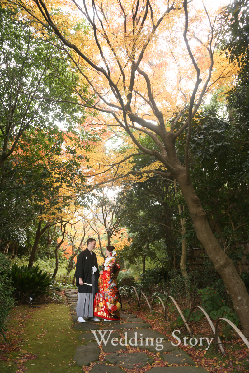 真っ赤な紅葉で
