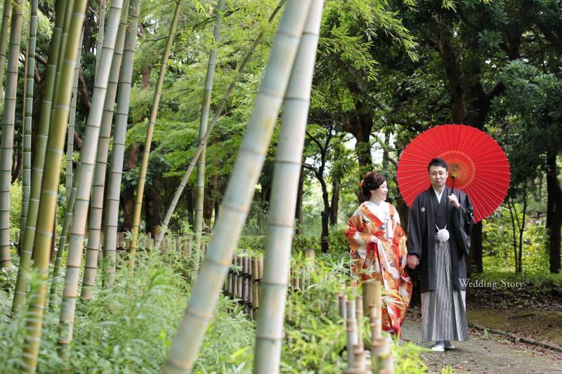 雨上がりの空に　～日本庭園でのロケーション～