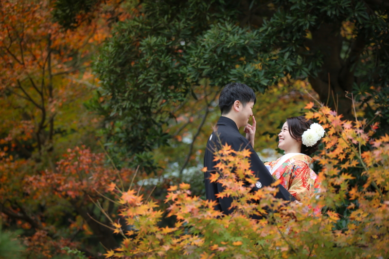 紅葉で和装ロケーション撮影してみませんか?♡