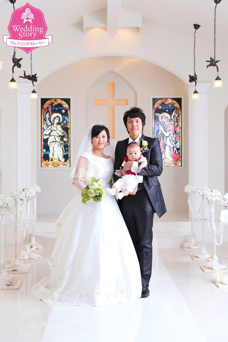 赤ちゃんと一緒に ファミリープラン 公開日 17年2月16日 Wedding Story 幕張本店 千葉県でフォトウェディング 探すならphotorait