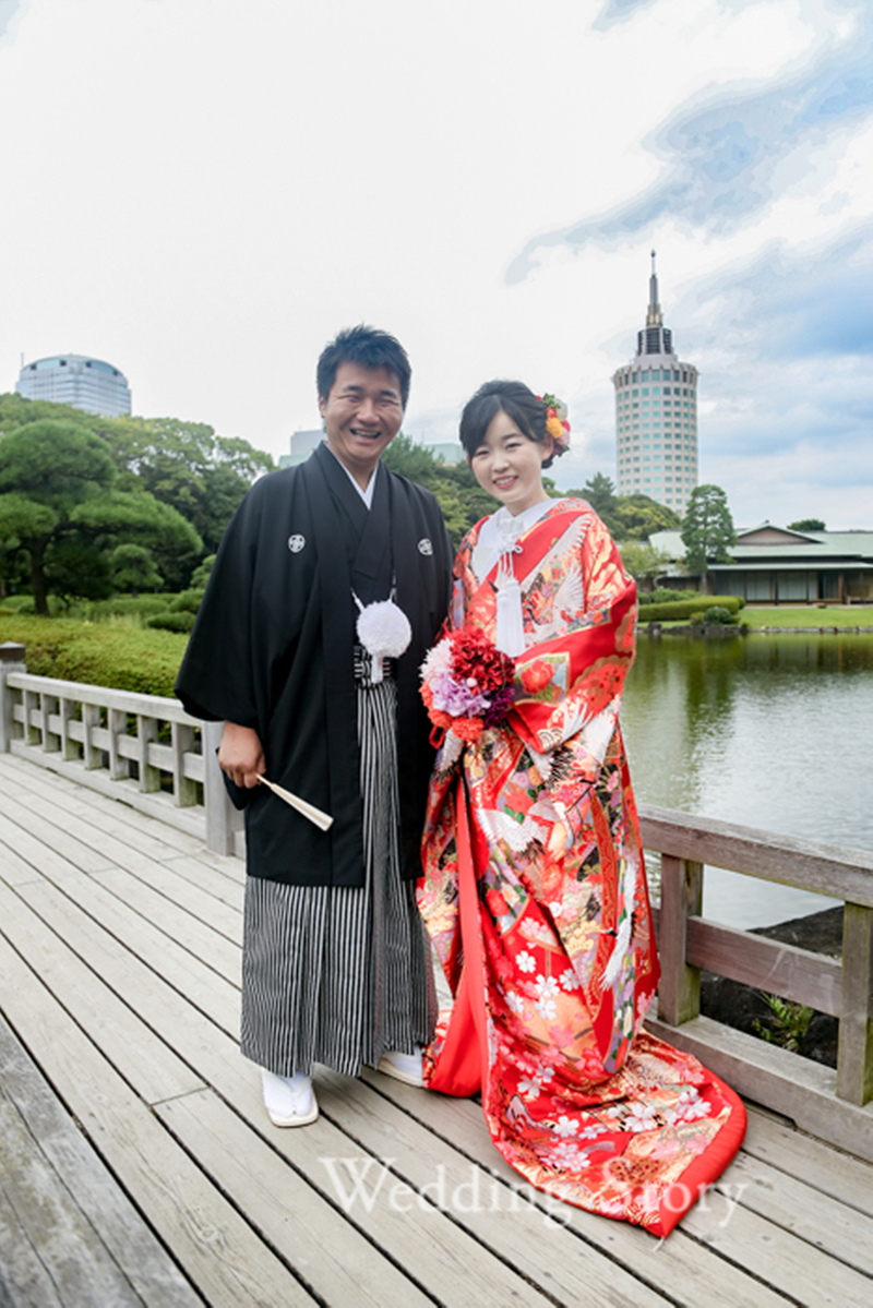 結婚式の前撮りで